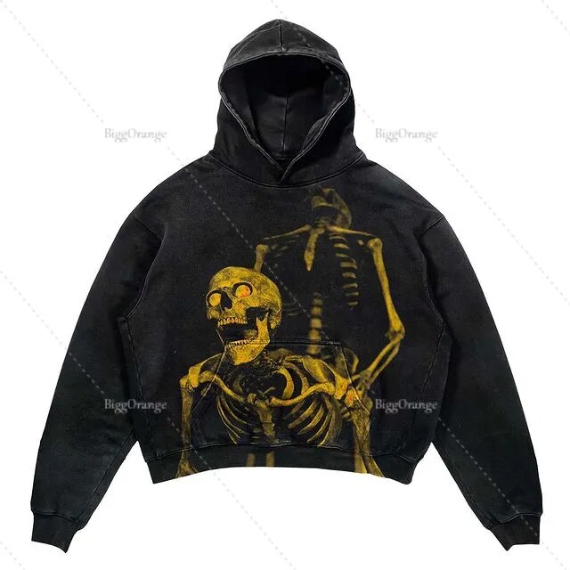 Punk Wind Ninja Printed Hoodies