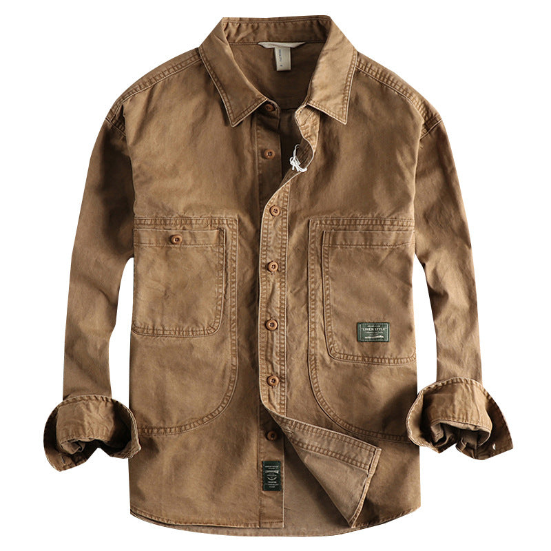 Men's Casual Shirt Coat