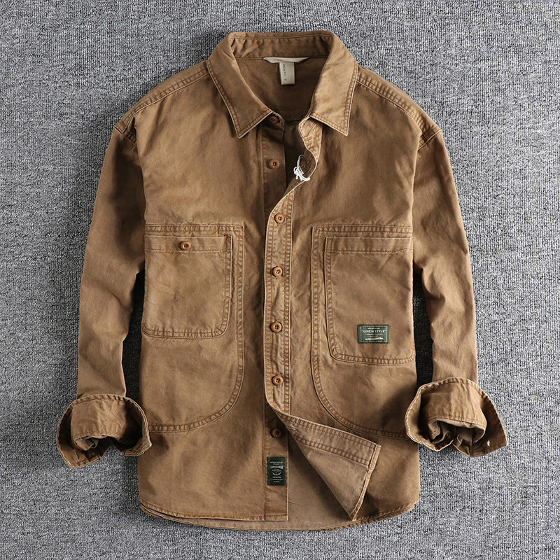 Men's Casual Shirt Coat