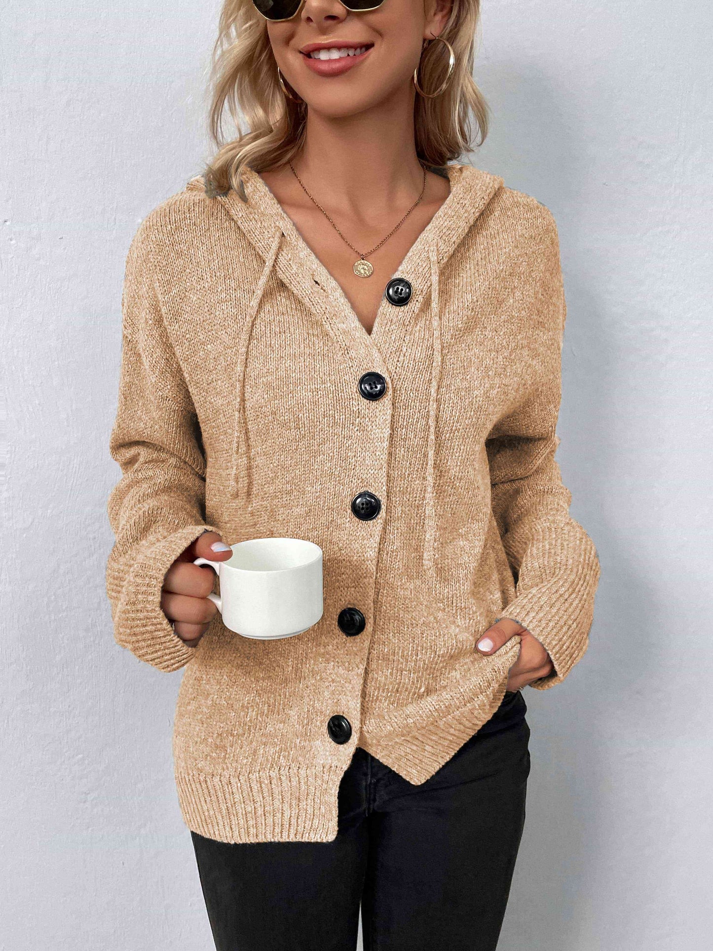 Women's Button-Down Sweater