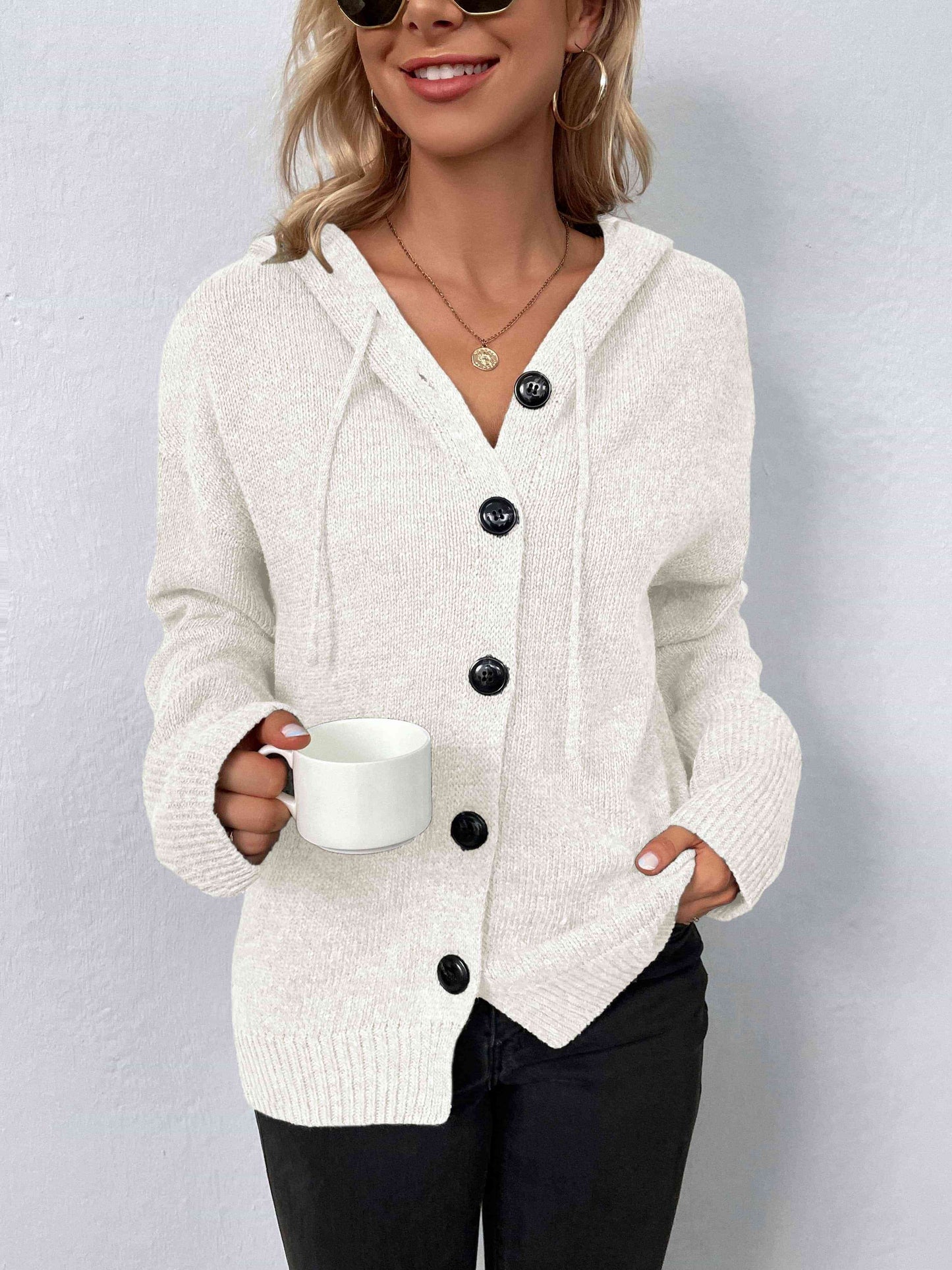 Women's Button-Down Sweater