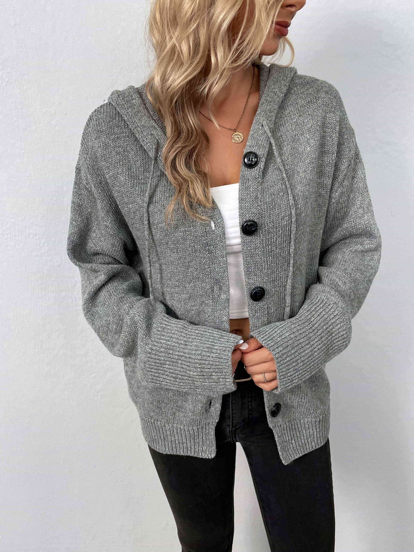 Women's Button-Down Sweater