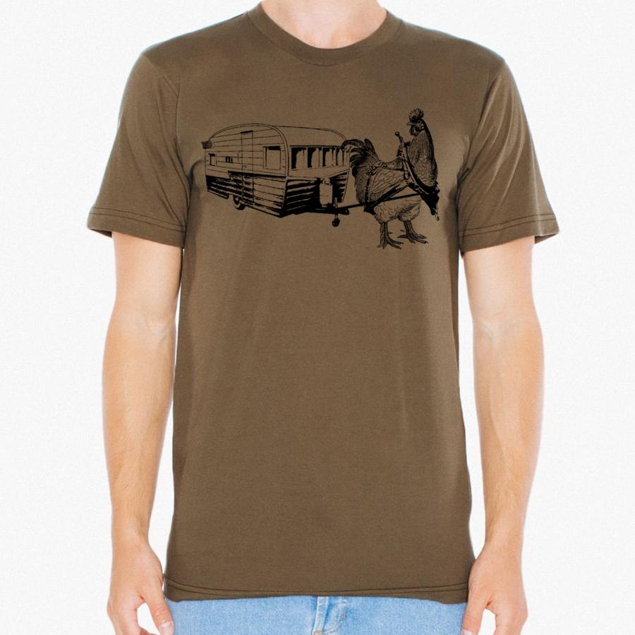 Men's Travel Chicken T-Shirt