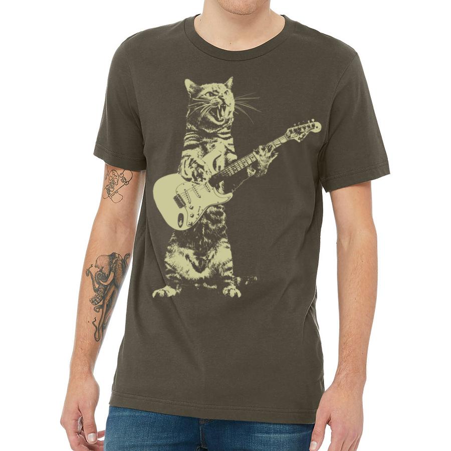 Men's Rock & Roll Cat T-Shirt