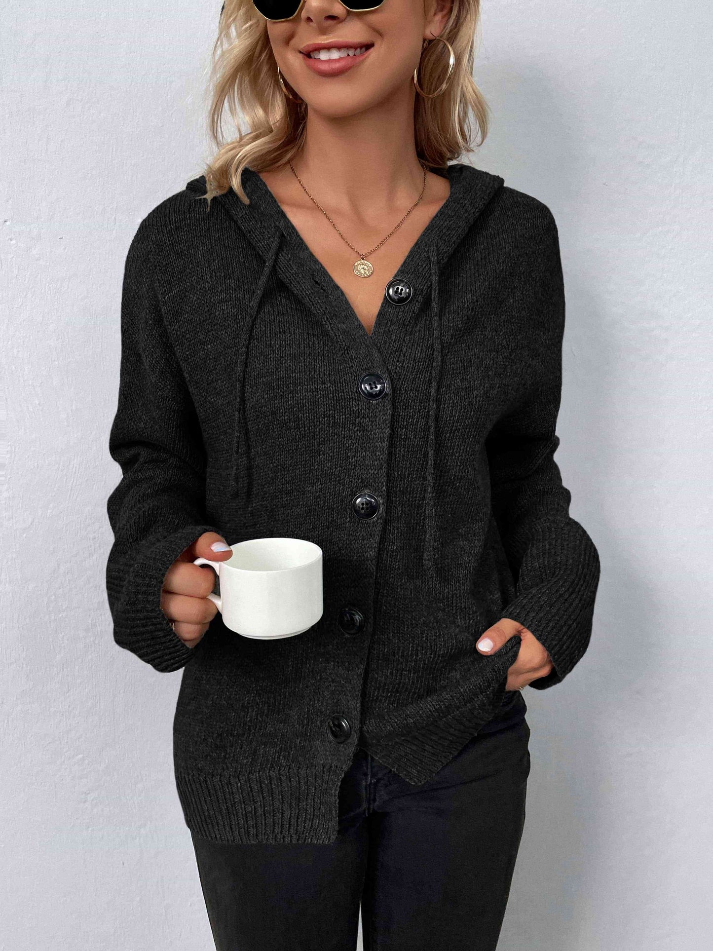 Women's Button-Down Sweater